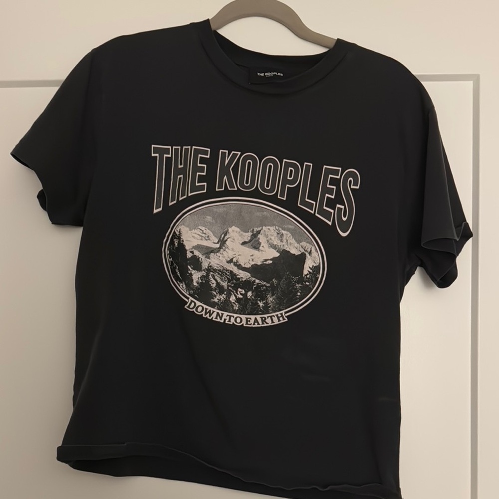 The Kooples Charcoal Graphic Tee